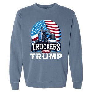 Truckers For Trump Garment-Dyed Sweatshirt