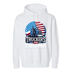 Truckers For Trump Garment-Dyed Fleece Hoodie