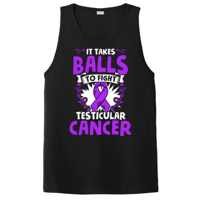 To Fight Testicular Cancer Awareness Testicle Cancer Great Gift PosiCharge Competitor Tank