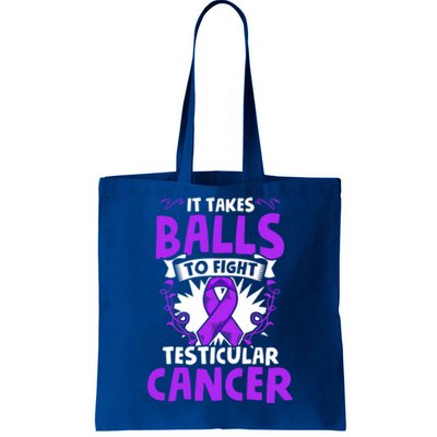 To Fight Testicular Cancer Awareness Testicle Cancer Great Gift Tote Bag