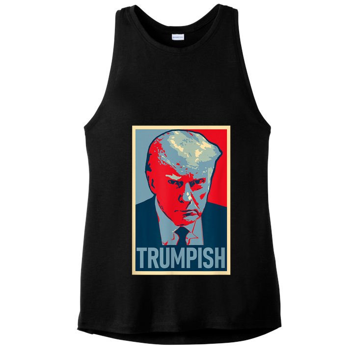 TRUMPISH Funny Trump Mug Shot Hope Ladies PosiCharge Tri-Blend Wicking Tank