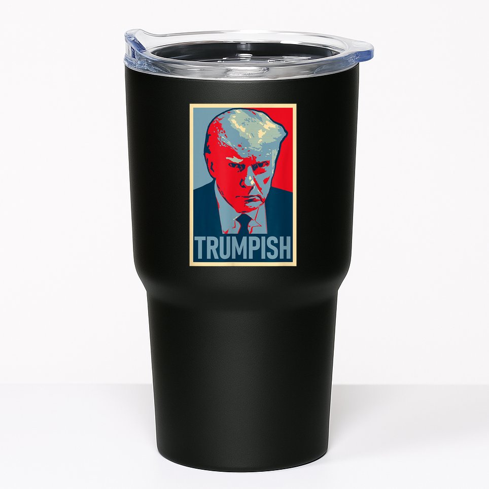 TRUMPISH Funny Trump Mug Shot Hope Tumbler