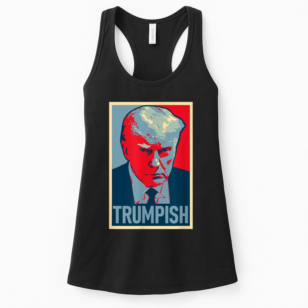 TRUMPISH Funny Trump Mug Shot Hope Womens Tank Top