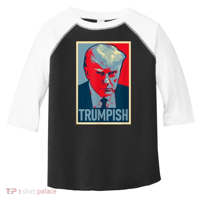 TRUMPISH Funny Trump Mug Shot Hope Toddler Fine Jersey T-Shirt