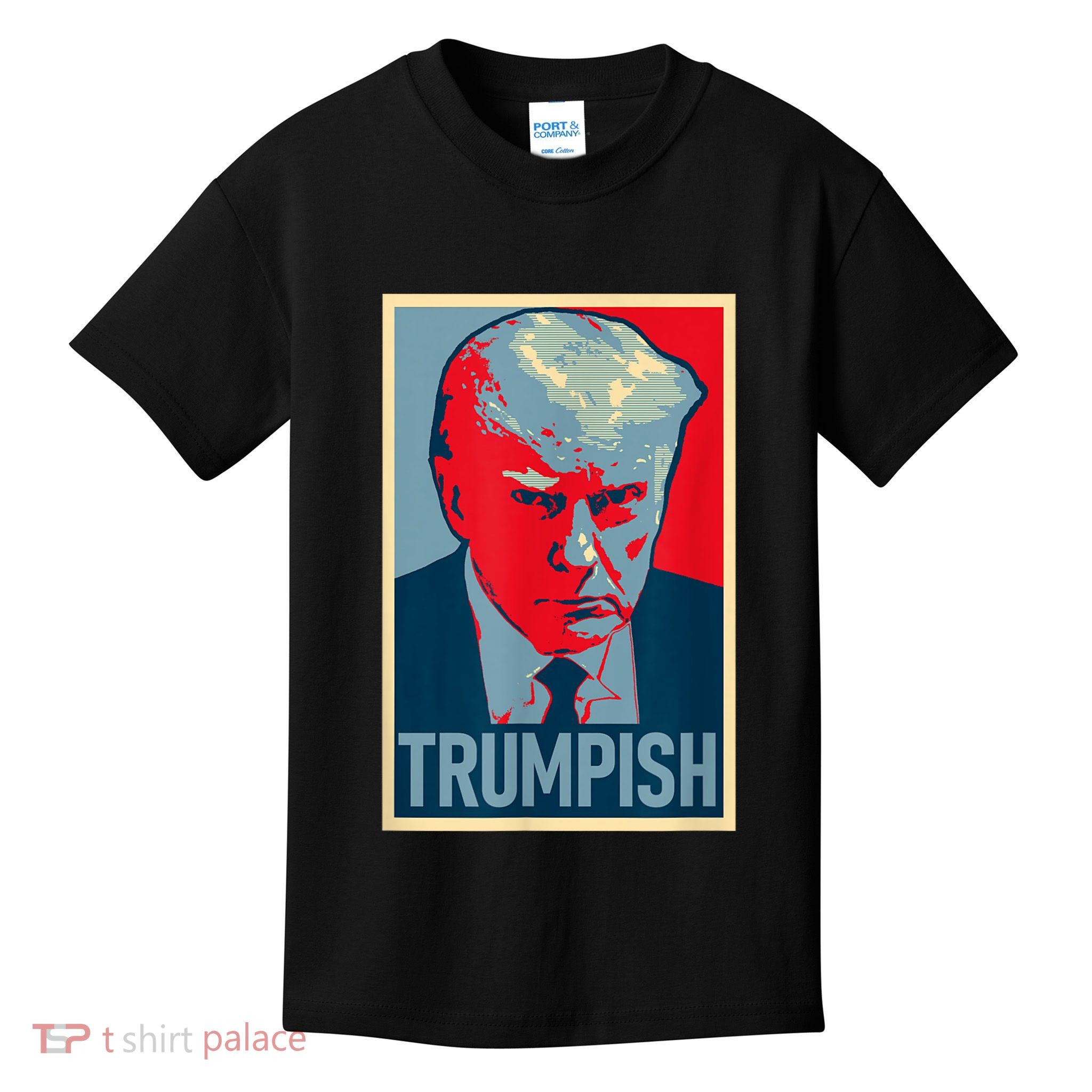 TRUMPISH Funny Trump Mug Shot Hope Kids T-Shirt