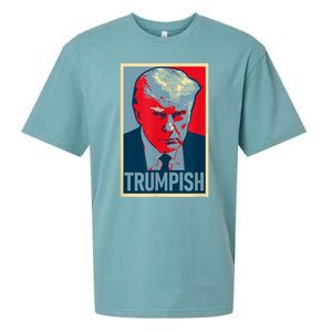 TRUMPISH Funny Trump Mug Shot Hope Sueded Cloud Jersey T-Shirt