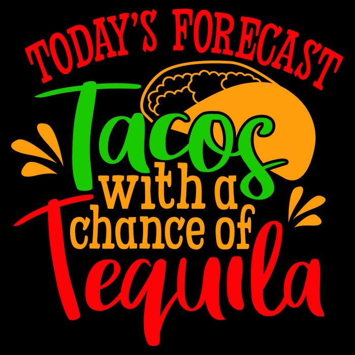 Today's Forecast Tacos With A Chance Of Tequila Funny Taco Impact Tech Backpack