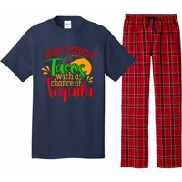 Today's Forecast Tacos With A Chance Of Tequila Funny Taco Pajama Set