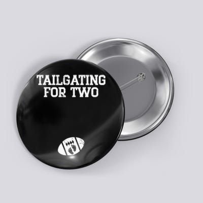 Tailgating For Two Football Thanksgiving Pregnancy Reveal Button