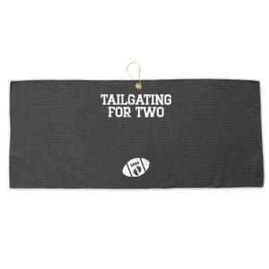 Tailgating For Two Football Thanksgiving Pregnancy Reveal Large Microfiber Waffle Golf Towel