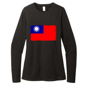 Taiwanese Flag Taiwan Gift Womens CVC Long Sleeve Shirt