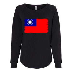 Taiwanese Flag Taiwan Gift Womens California Wash Sweatshirt