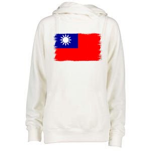 Taiwanese Flag Taiwan Gift Womens Funnel Neck Pullover Hood