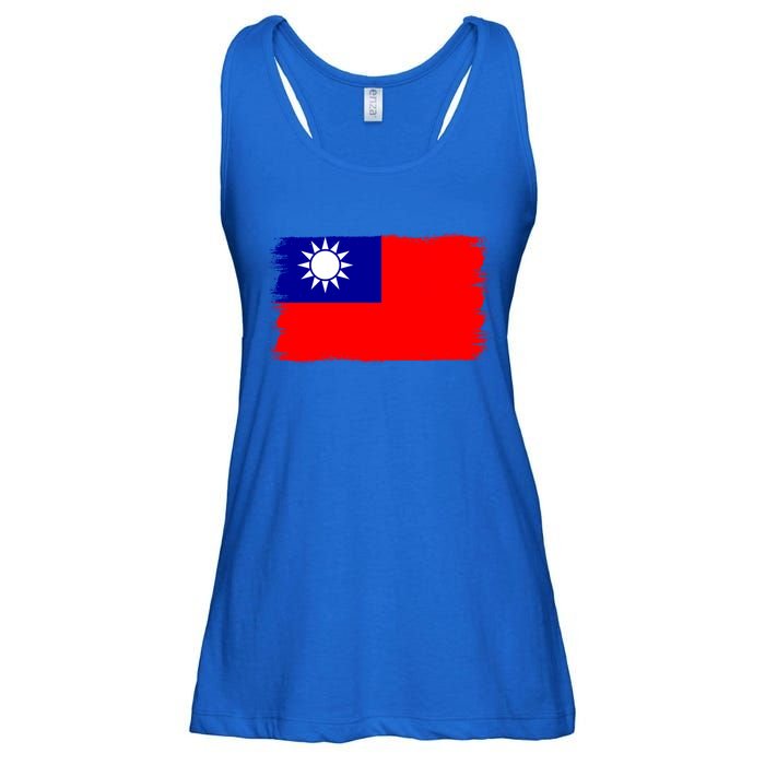 Taiwanese Flag Taiwan Gift Ladies Essential Flowy Tank