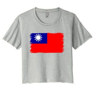 Taiwanese Flag Taiwan Gift Women's Crop Top Tee