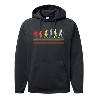 Tennis Funny Performance Fleece Hoodie