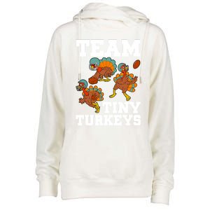 Thanksgiving Football Team Turkey Day Game Bowl High School Gift Womens Funnel Neck Pullover Hood