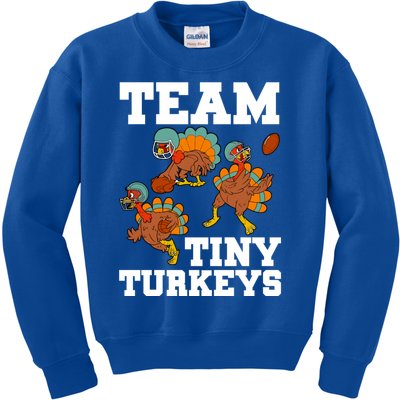 Thanksgiving Football Team Turkey Day Game Bowl High School Gift Kids Sweatshirt