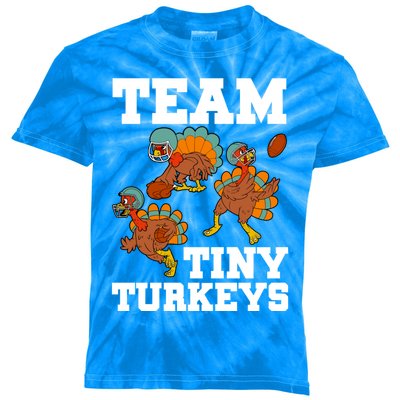 Thanksgiving Football Team Turkey Day Game Bowl High School Gift Kids Tie-Dye T-Shirt