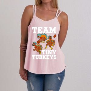 Thanksgiving Football Team Turkey Day Game Bowl High School Gift Women's Strappy Tank