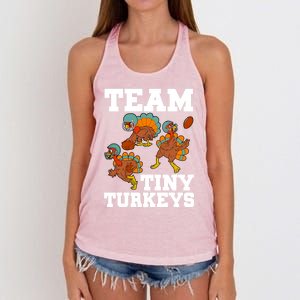 Thanksgiving Football Team Turkey Day Game Bowl High School Gift Women's Knotted Racerback Tank