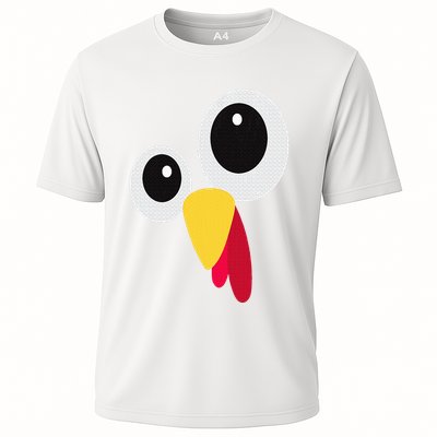Thanksgiving Funny Turkey Face Matching Costume Performance Shirt