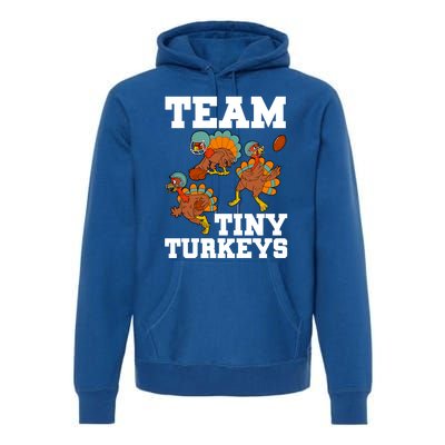 Thanksgiving Football Team Turkey Day Game Bowl High School Gift Premium Hoodie