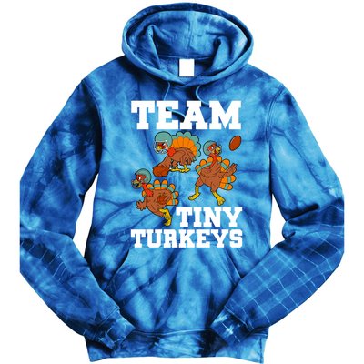 Thanksgiving Football Team Turkey Day Game Bowl High School Gift Tie Dye Hoodie