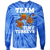 Thanksgiving Football Team Turkey Day Game Bowl High School Gift Tie-Dye Long Sleeve Shirt