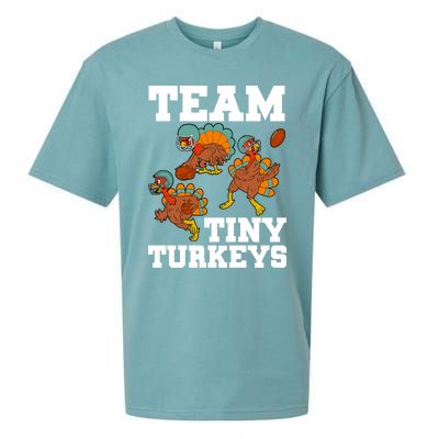 Thanksgiving Football Team Turkey Day Game Bowl High School Gift Sueded Cloud Jersey T-Shirt