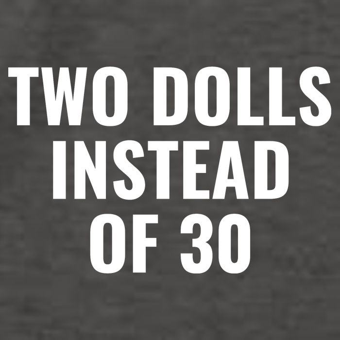 Trump Funny Two Dolls Instead Of 30 Vector Backpack