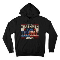 Trashmen For Trump 2024 Funny Election Garbageman Supporters Hoodie