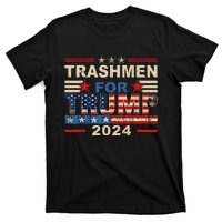 Trashmen For Trump 2024 Funny Election Garbageman Supporters T-Shirt