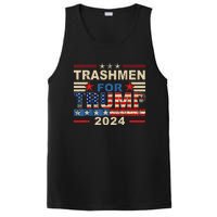 Trashmen For Trump 2024 Funny Election Garbageman Supporters PosiCharge Competitor Tank