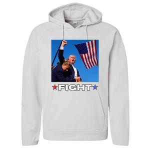 Trump Fight Performance Fleece Hoodie