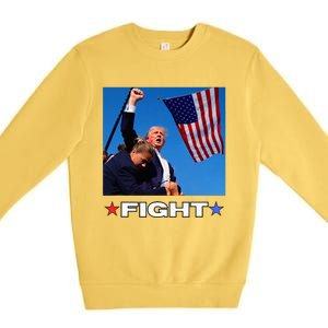 Trump Fight Premium Crewneck Sweatshirt