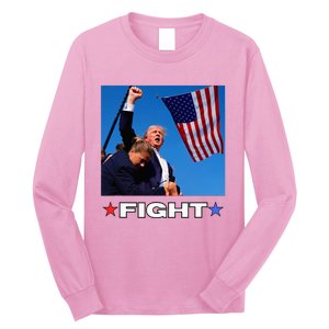 Trump Fight Long Sleeve Shirt