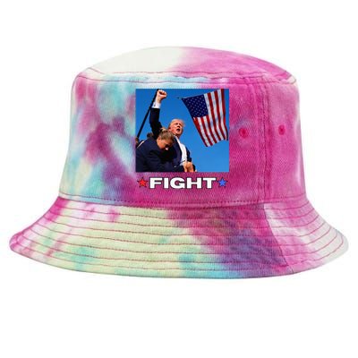 Trump Fight Tie-Dyed Bucket Hat