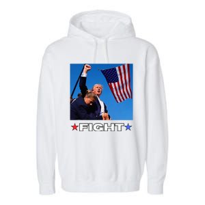 Trump Fight Garment-Dyed Fleece Hoodie