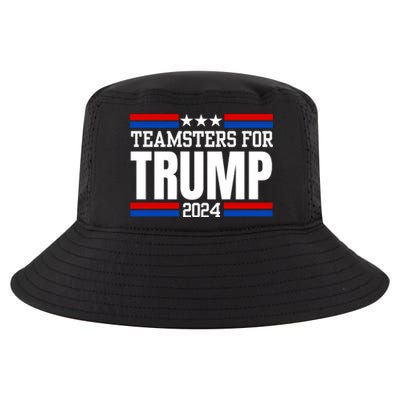 Teamsters For Trump 2024 Keep America Great Cool Comfort Performance Bucket Hat