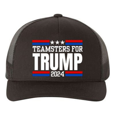 Teamsters For Trump 2024 Keep America Great Yupoong Adult 5-Panel Trucker Hat