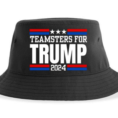 Teamsters For Trump 2024 Keep America Great Sustainable Bucket Hat