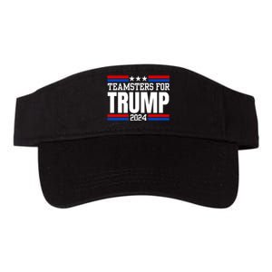 Teamsters For Trump 2024 Keep America Great Valucap Bio-Washed Visor