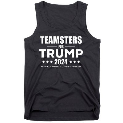 Teamsters For Trump 2024 Tank Top