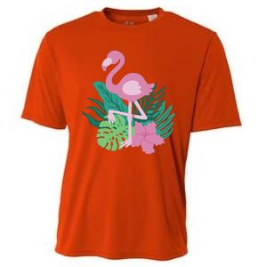 Tropical Flamingo Cooling Performance Crew T-Shirt