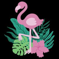 Tropical Flamingo Apron