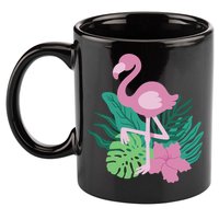 Tropical Flamingo 11oz C Handle Ceramic Mug