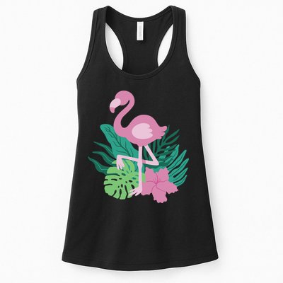 Tropical Flamingo Womens Tank Top