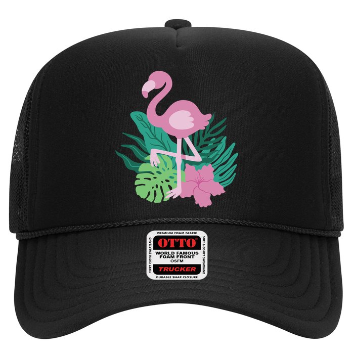 Tropical Flamingo Trucker Hat