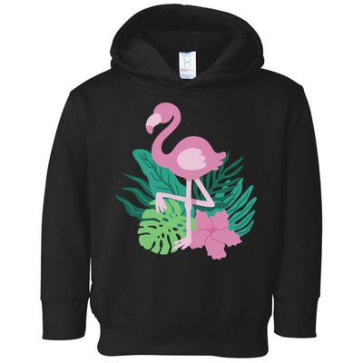Tropical Flamingo Toddler Hoodie